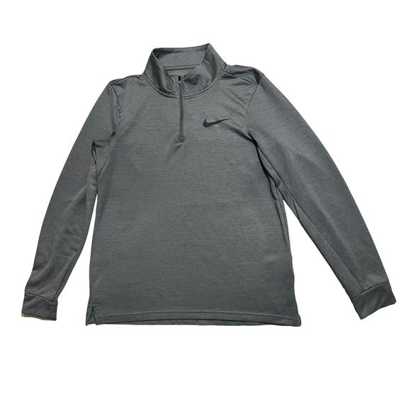 Nike Men's Superset 1/4 Zip Long Sleeve Training Top Gray Small - Picture 1 of 8
